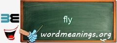 WordMeaning blackboard for fly